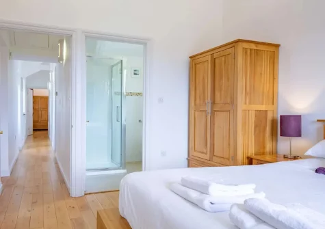 Bedroom #1 at Crofty, Germoe