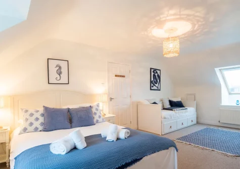 Bedroom #1 at Cromarty, Trebetherick