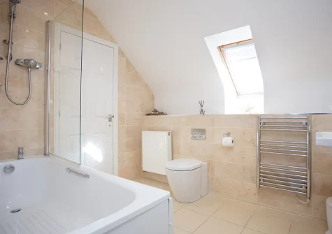 The bathroom at Cromarty, Trebetherick