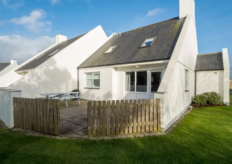 The patio & garden at Cromarty, Trebetherick