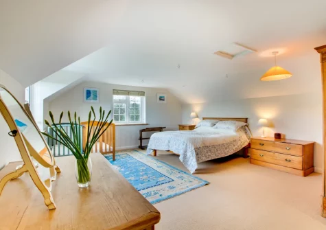 Bedroom #1 at Cross House, St Issey