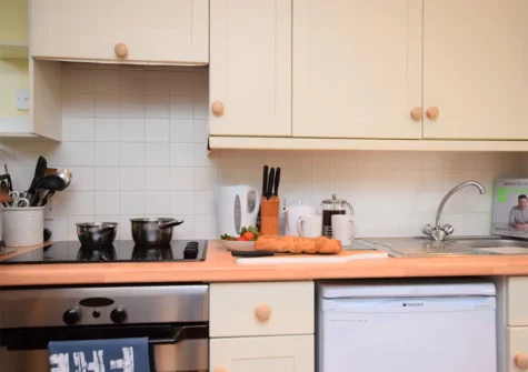 The kitchen at Crowji Sorn, Perranzabuloe