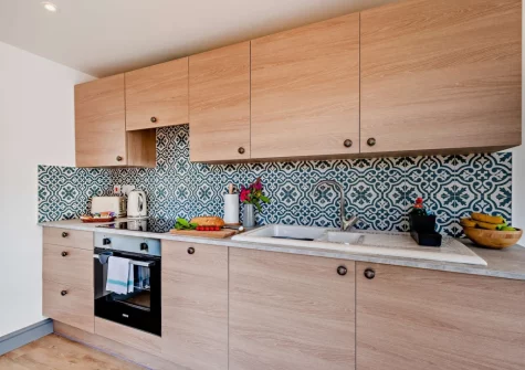 The kitchen at Cumberland, Westward Ho!