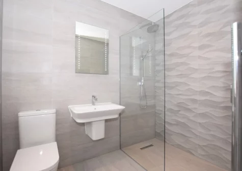 Bedroom #1 en-suite shower room at Curlew, Cotmore