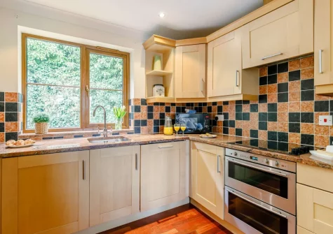The kitchen at Curnows, Portreath