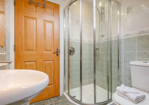 Bedroom #1 en-suite shower room at Curnows, Portreath