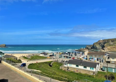 Enjoy the beach & sea view when you stay at Curnows, Portreath