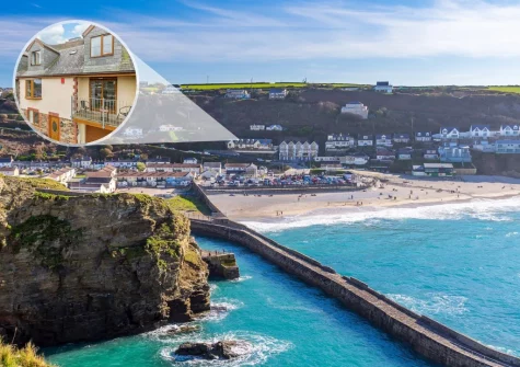Curnows is directly opposite Portreath's beautiful sandy beach - famous for surfing, body boarding and long, idyllic walks across the sands