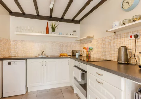 The kitchen at Dairy Cottage, Swimbridge