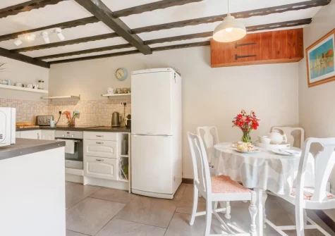 The kitchen at Dairy Cottage, Swimbridge