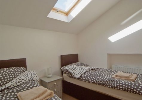 Bedroom #3 at Dandelion Cottage, Blagdon House Country Cottages, Blagdon
