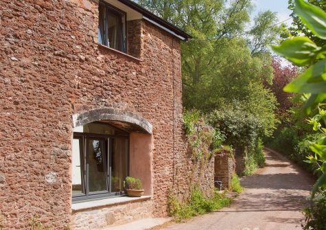 Outside Dandelion Cottage, Blagdon House Country Cottages, Blagdon