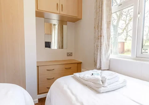 Bedroom #2 at Dartmoor Lodge, Meldon Lodge Park, Meldon