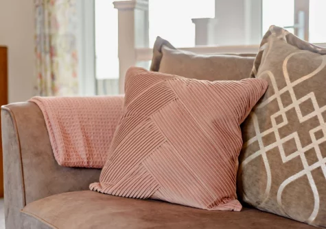 The living room at Deer Lodge, High Bickington