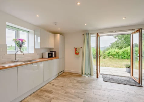 The kitchen at Deer Lodge, High Bickington