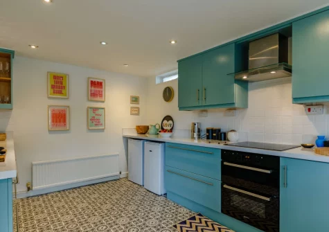 The kitchen at Dene Court, Trenance