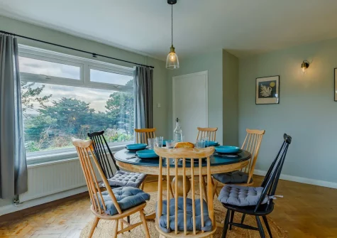 The dining room at Dene Court, Trenance