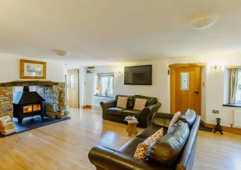 The living room at Devereux's, Littleham