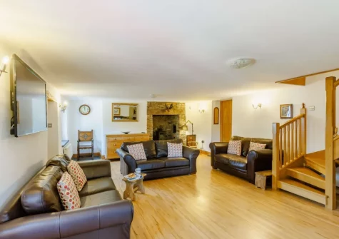 The living room at Devereux's, Littleham