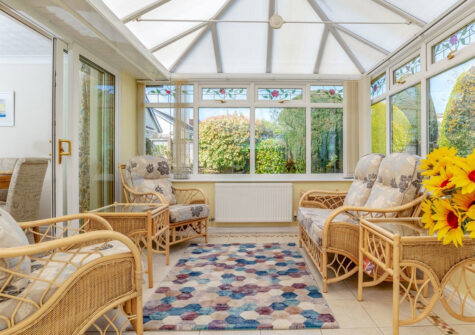 The conservatory at Devon Retreat, Paignton