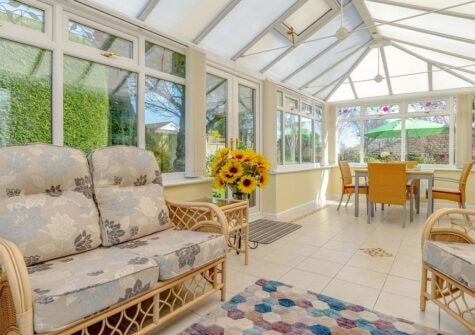 The conservatory at Devon Retreat, Paignton