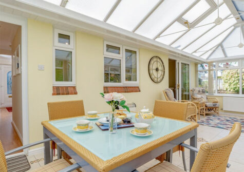 The conservatory at Devon Retreat, Paignton