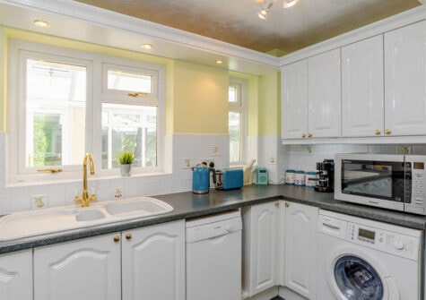 The kitchen at Devon Retreat, Paignton