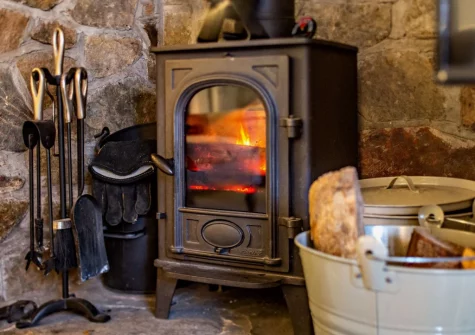 The living area at Devon's Traphouse Cottage, Winkleigh