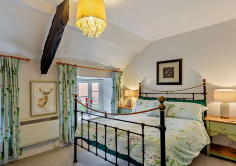 Bedroom #1 at Devon's Traphouse Cottage, Winkleigh