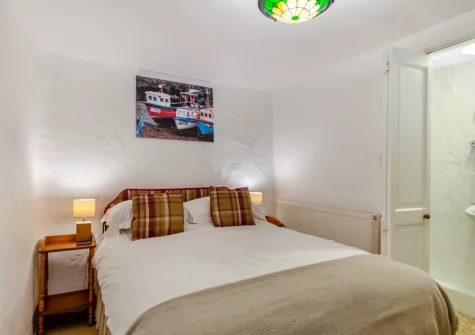 Bedroom #1 at Dingley Cottage, Porkellis
