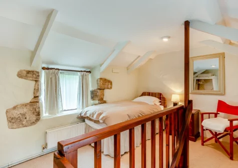 Bedroom #2 at Dingley Cottage, Porkellis