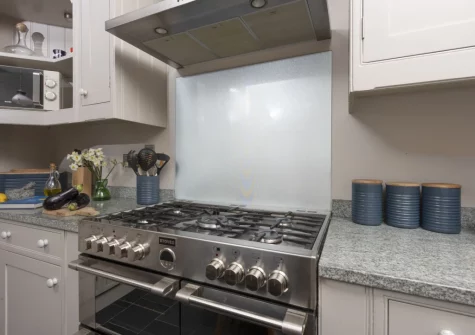 The kitchen at Dolly's Plaice, Fowey