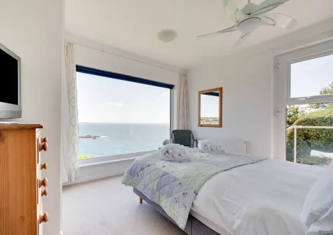 Bedroom #1 at Dolphin Rise, Mousehole