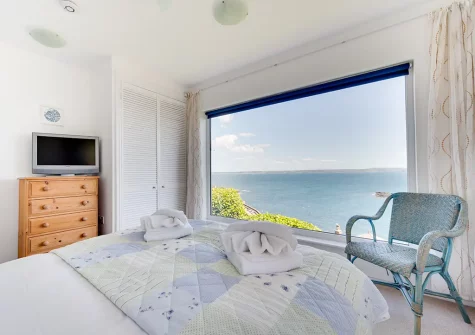 Bedroom #1 at Dolphin Rise, Mousehole