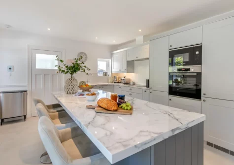 The kitchen at Dolphins, Downderry