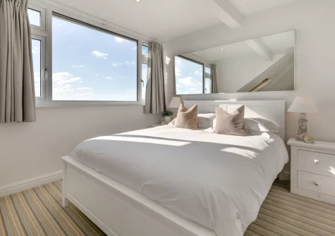 Bedroom #1 at Dolphins, Downderry