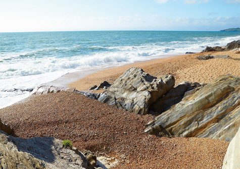 At Downsteps Beach House, Torcross you can stroll out onto your own shingle beach