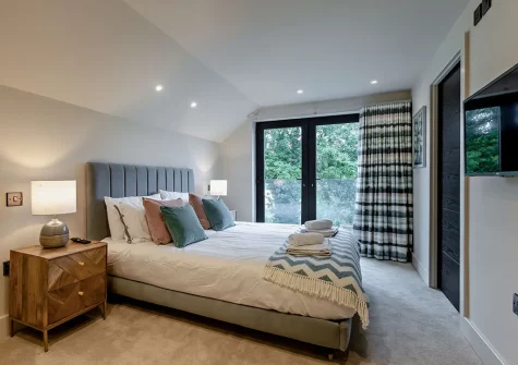 Bedroom #2 at Dowr Gwel, Stratton