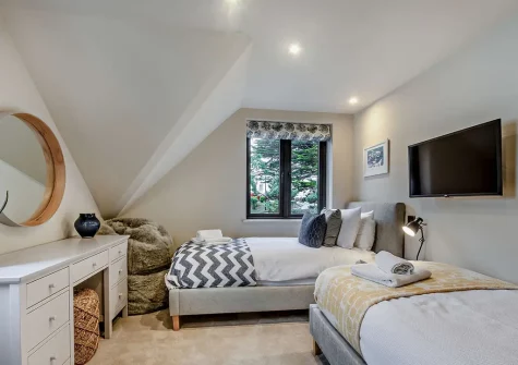 Bedroom #4 at Dowr Gwel, Stratton