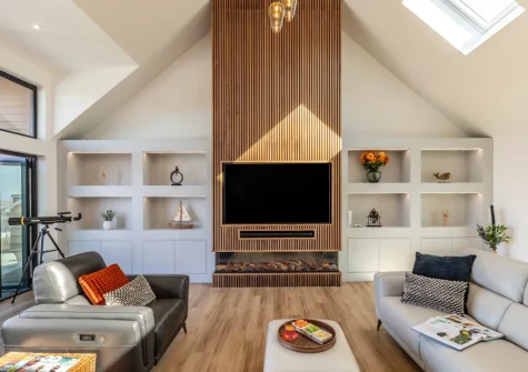 The living area at Driftwood Barton Close, Instow