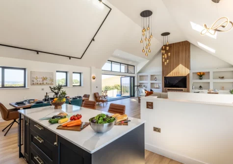 The kitchen at Driftwood Barton Close, Instow