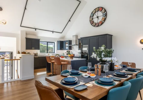The dining area at Driftwood Barton Close, Instow
