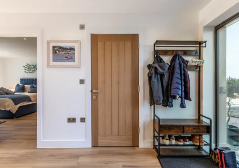 The entrance hallway at Driftwood Barton Close, Instow