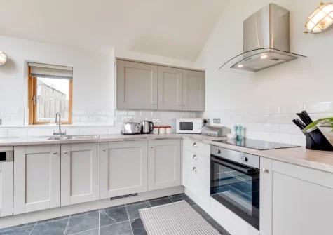 The kitchen at Driftwood Cottage, Bere Alston