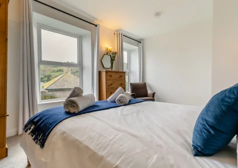 Bedroom #1 at Driftwood Cottage, Mousehole