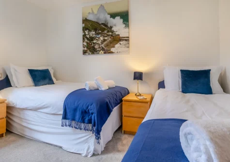 Bedroom #2 at Driftwood Cottage, Mousehole