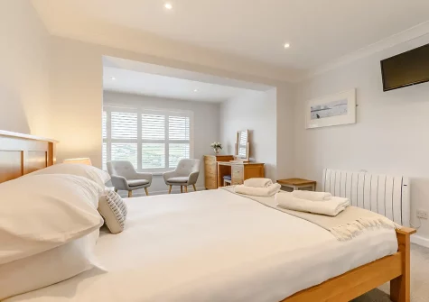 Bedroom #1 at Driftwood, Mawgan Porth
