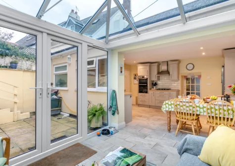 The conservatory at Drum Cottage, Appledore