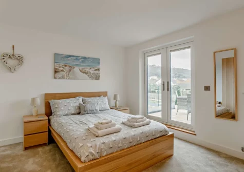 Bedroom #1 at Dune Beachhouse, Westward Ho!