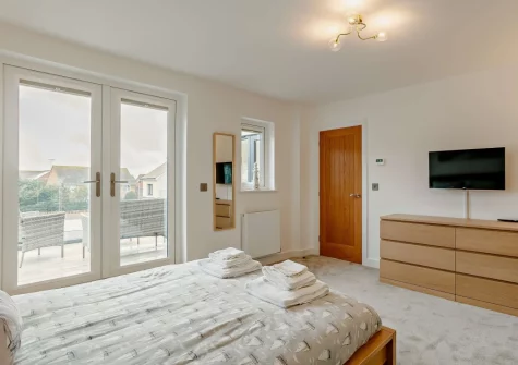 Bedroom #1 at Dune Beachhouse, Westward Ho!